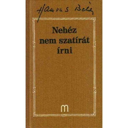 Nehéz nem szatírát írni